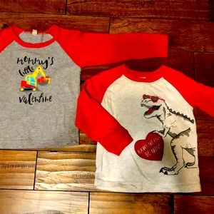 18-24 month Valentine shirts bundle